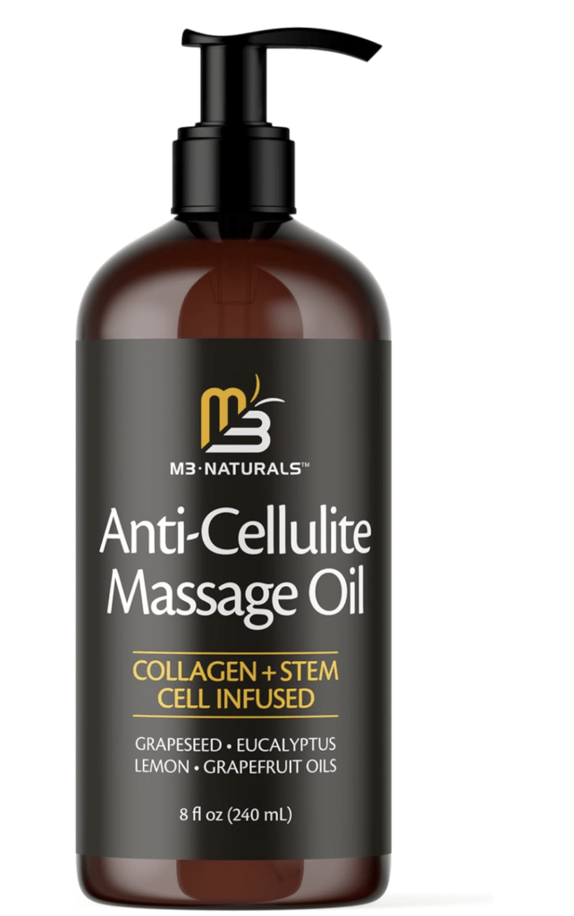 Anti - cellulite massage oil.